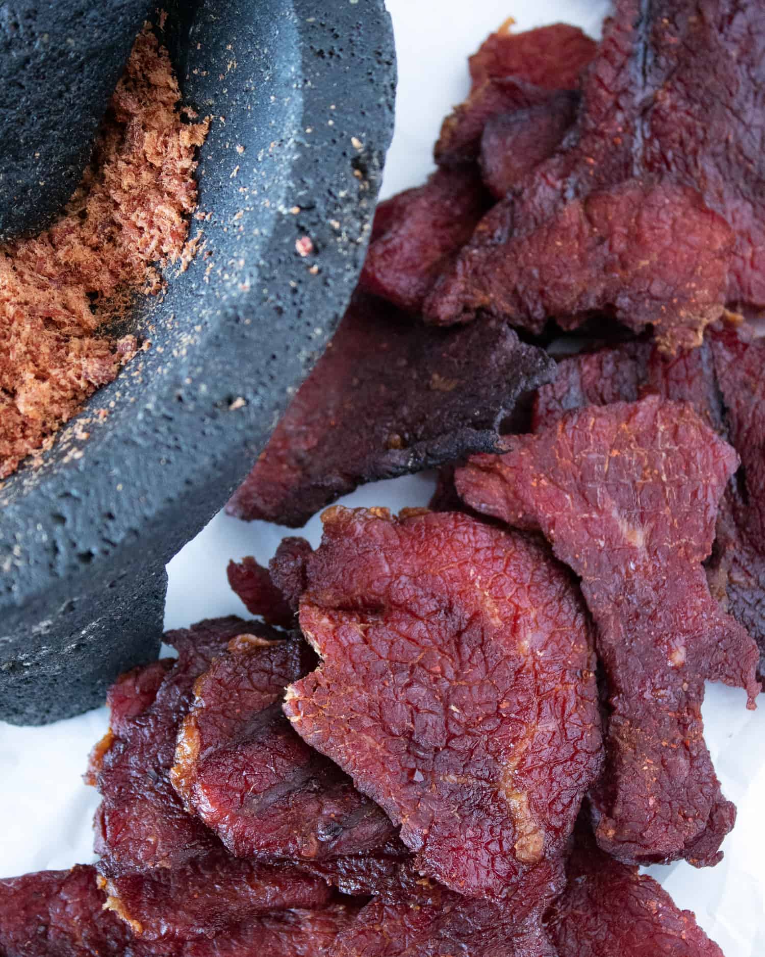 Smoked Carne Seca Mexican Jerky. Snack Away! Chiles and Smoke