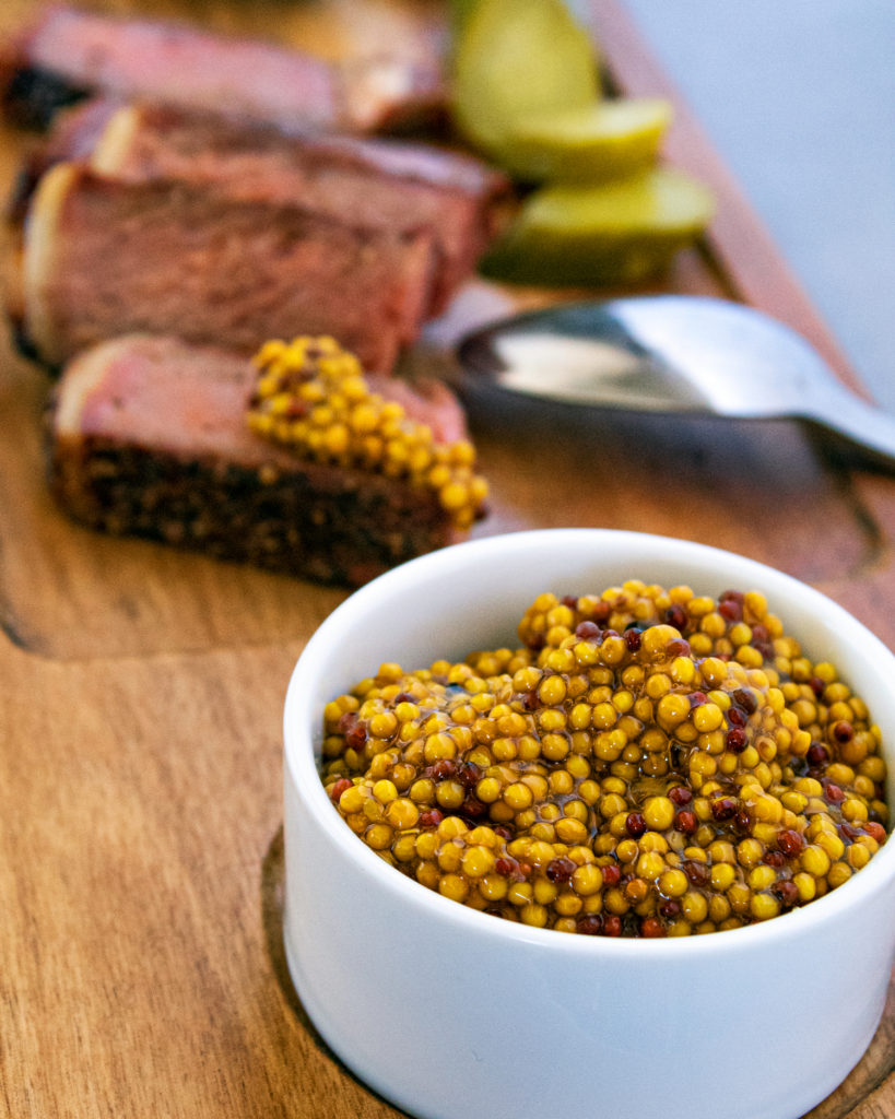 Pickled Mustard Seeds BBQ Caviar Chiles and Smoke