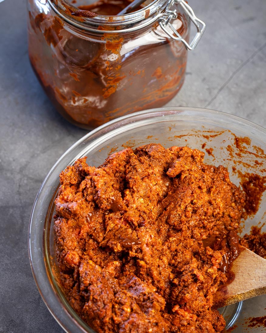 Fresh Chorizo Recipe, using Red Adobo Sauce (Video) Chiles and Smoke