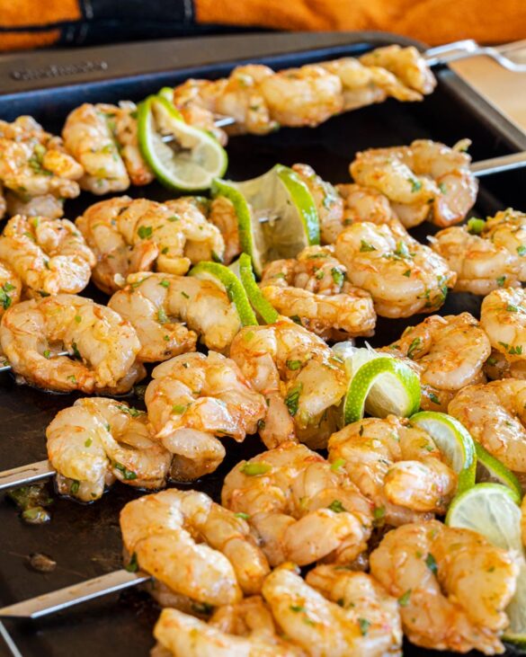 Margarita Grilled Shrimp, Fresh Summer Flavors Chiles and Smoke