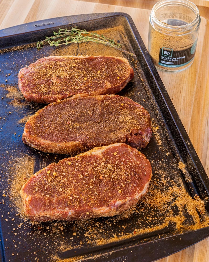 Seared Steaks with Mushroom Sauce Chiles and Smoke