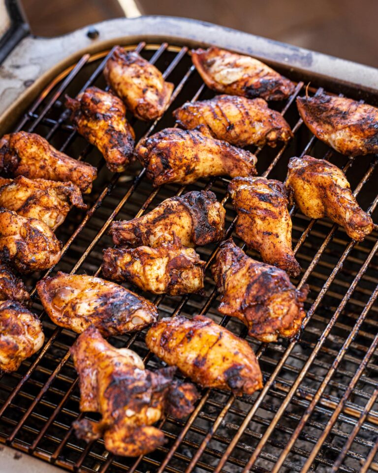 Smoked Buffalo BBQ Wings Chiles and Smoke