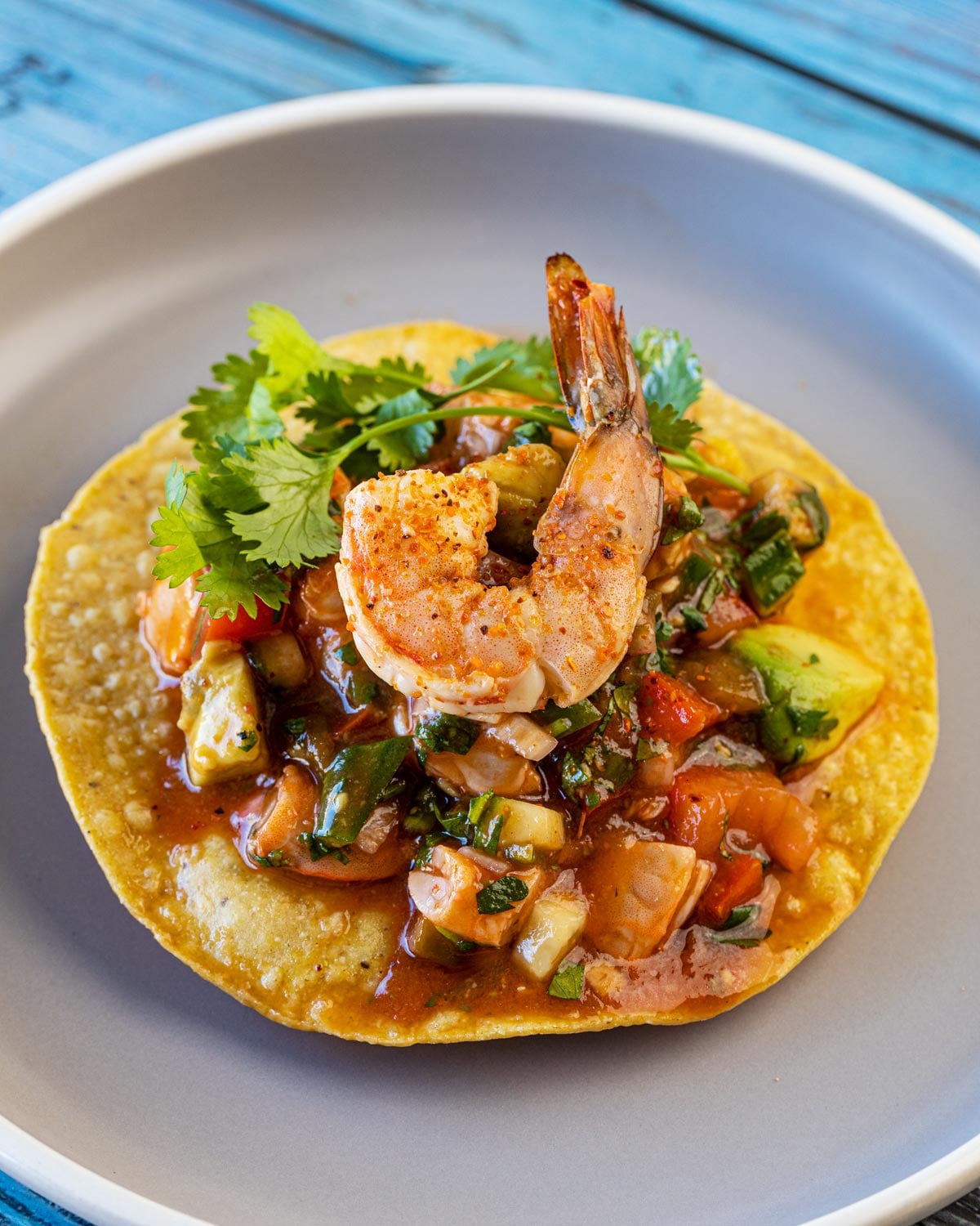 Campechana, Grilled Mexican Shrimp Cocktail - Chiles and Smoke