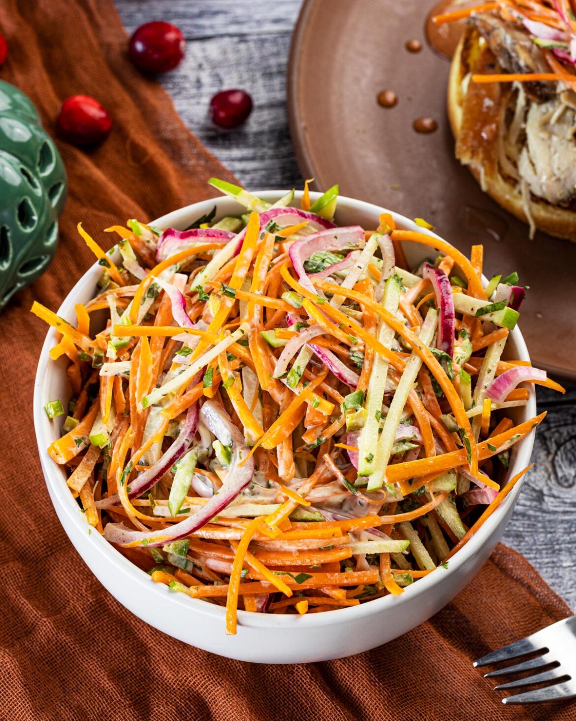 Creamy Jalapeno Carrot Slaw Chiles and Smoke