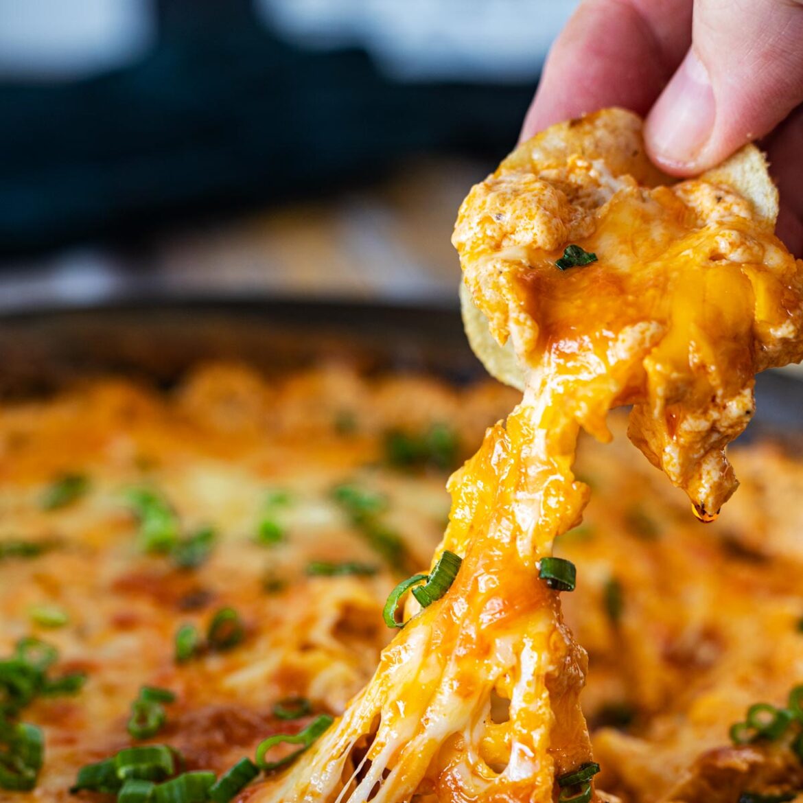 Smoked Buffalo Chicken Dip Chiles and Smoke