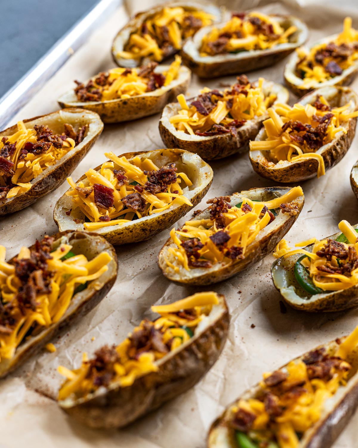 What toppings would you put in your smoked potato skins?
