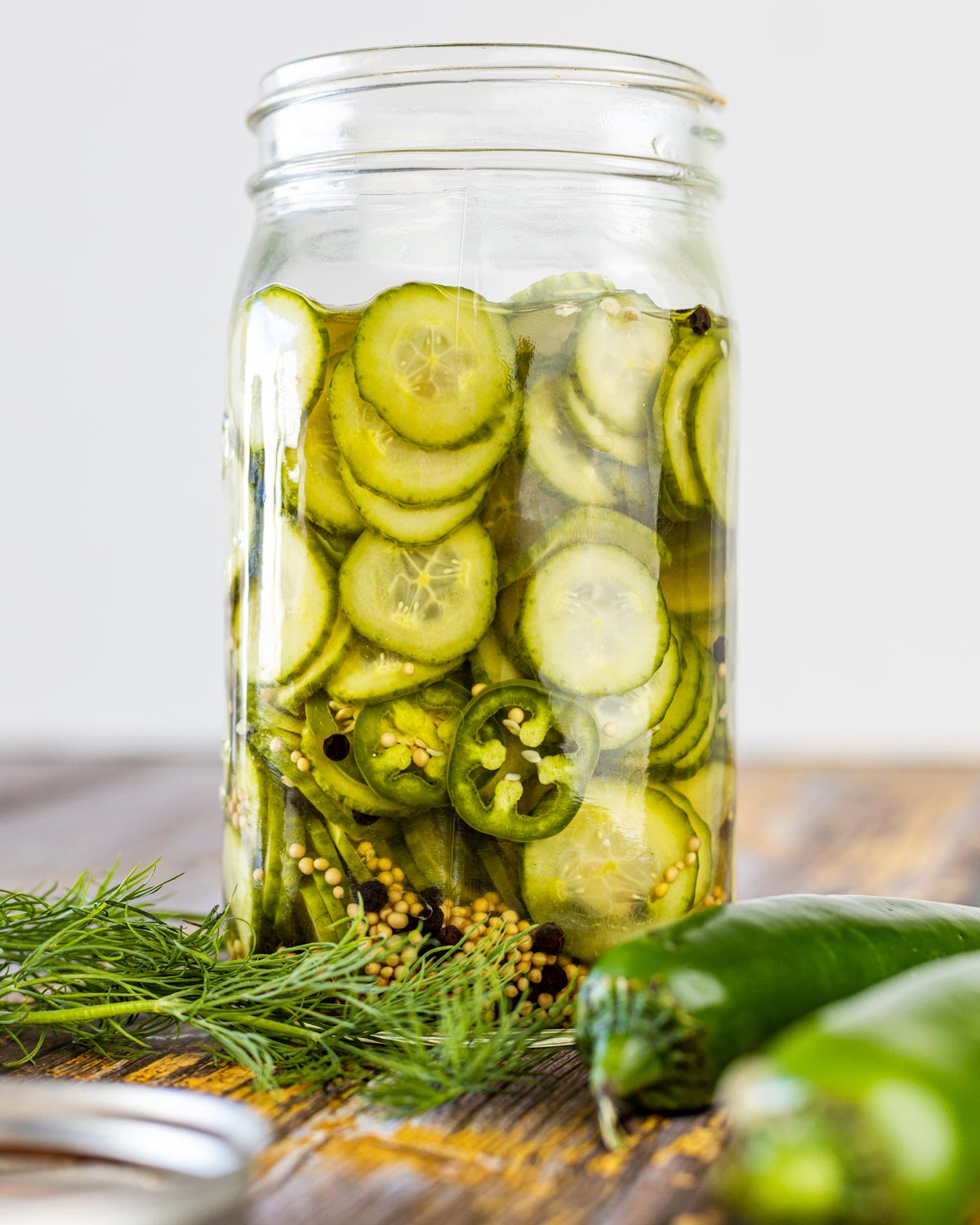 Sweet and Spicy Pickles Chiles and Smoke