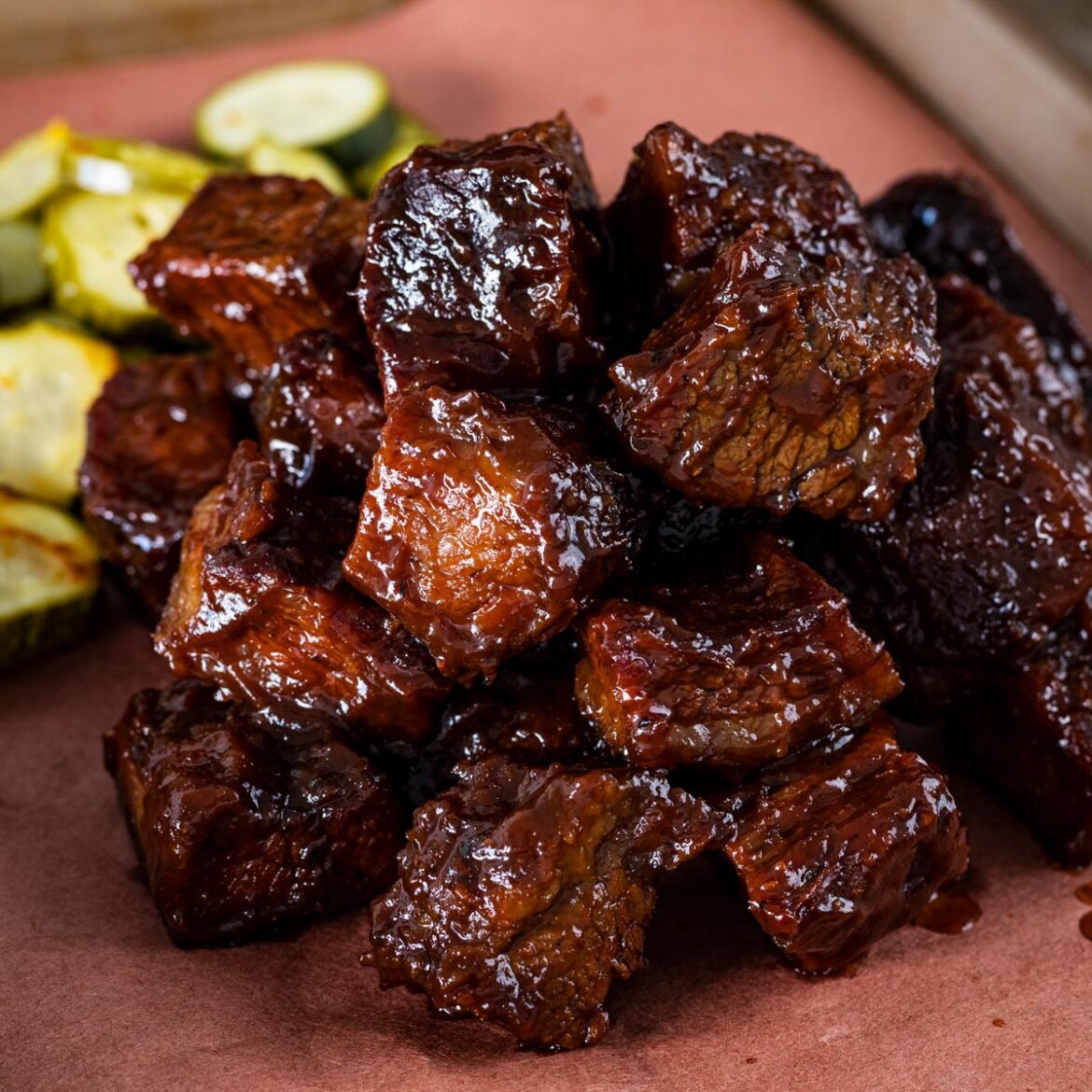 How to Smoke Brisket Burnt Ends Chiles and Smoke