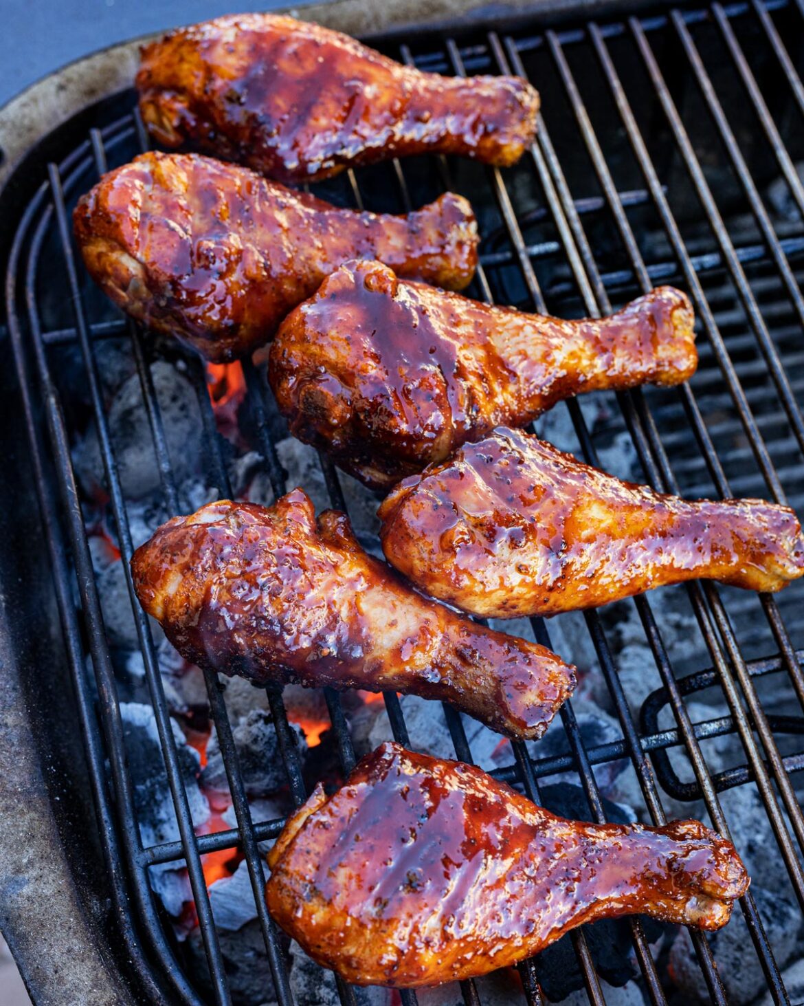 Grilled Korean BBQ Chicken Drumsticks Chiles and Smoke