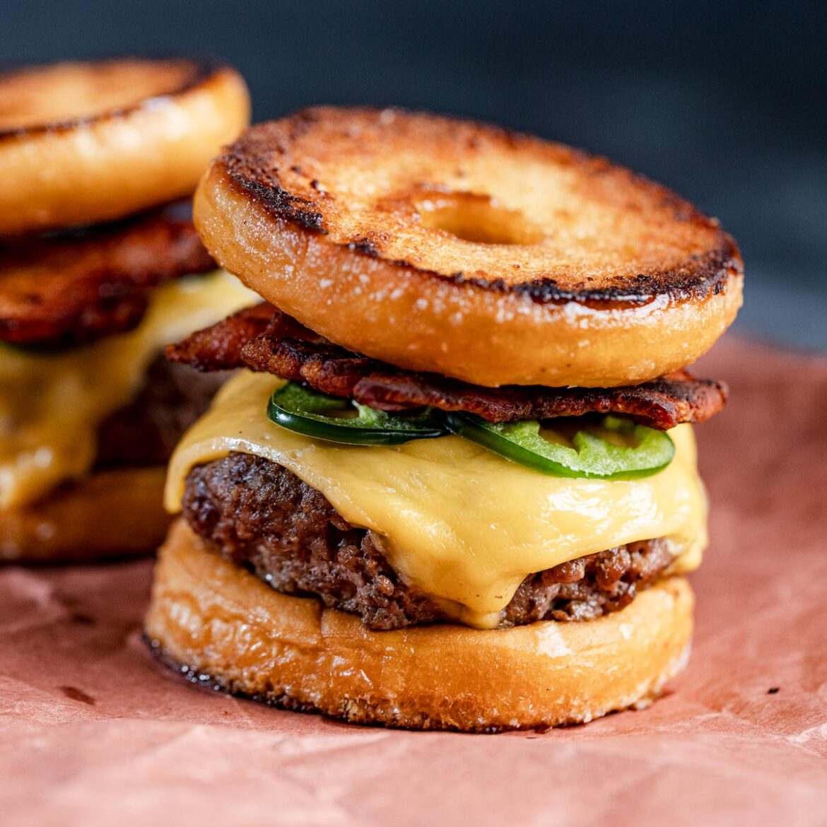 Luther Burger The Classic Doughnut Burger Chiles and Smoke