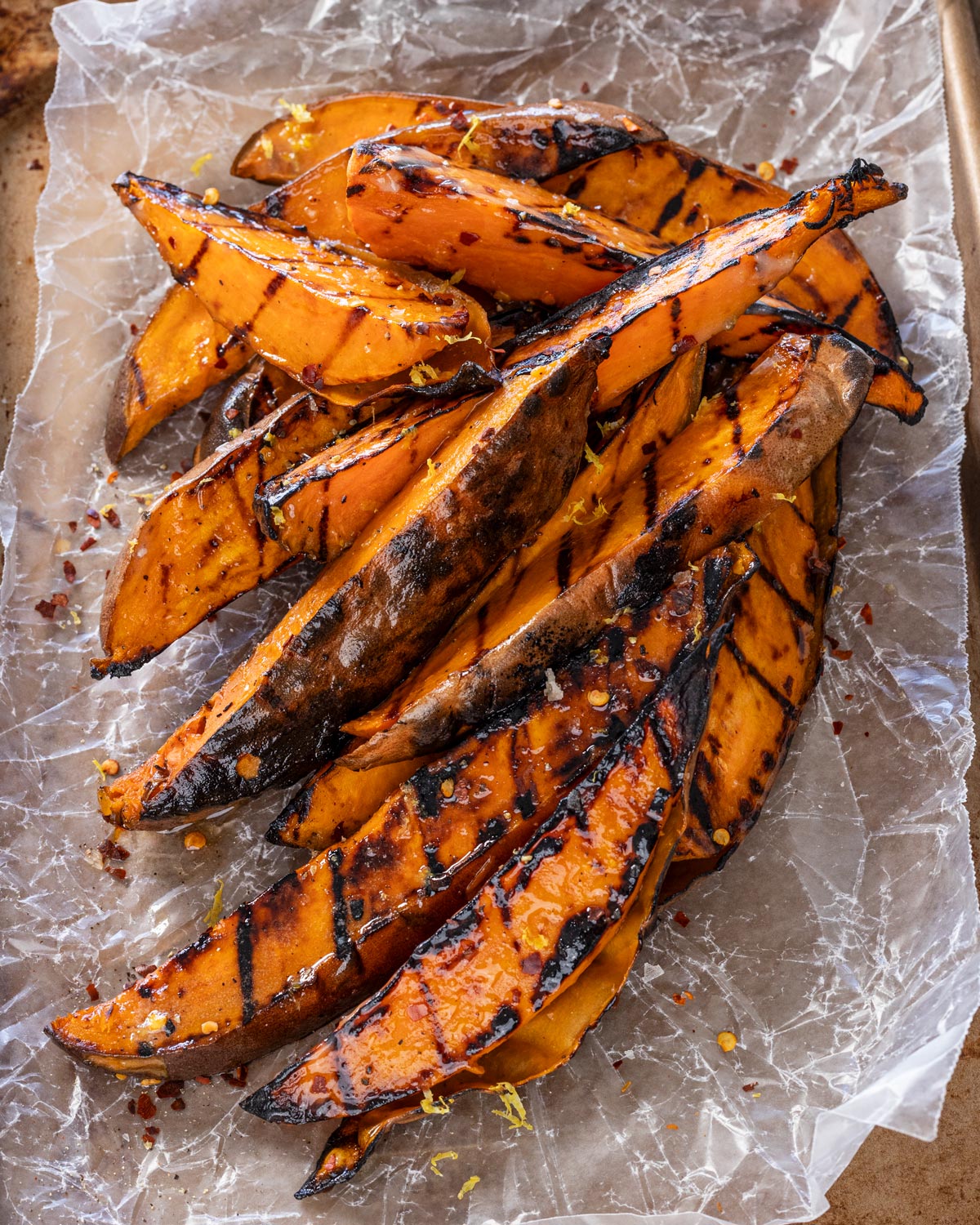 Grilled sweet potatoes are simple to prepare and have incredible flavor.